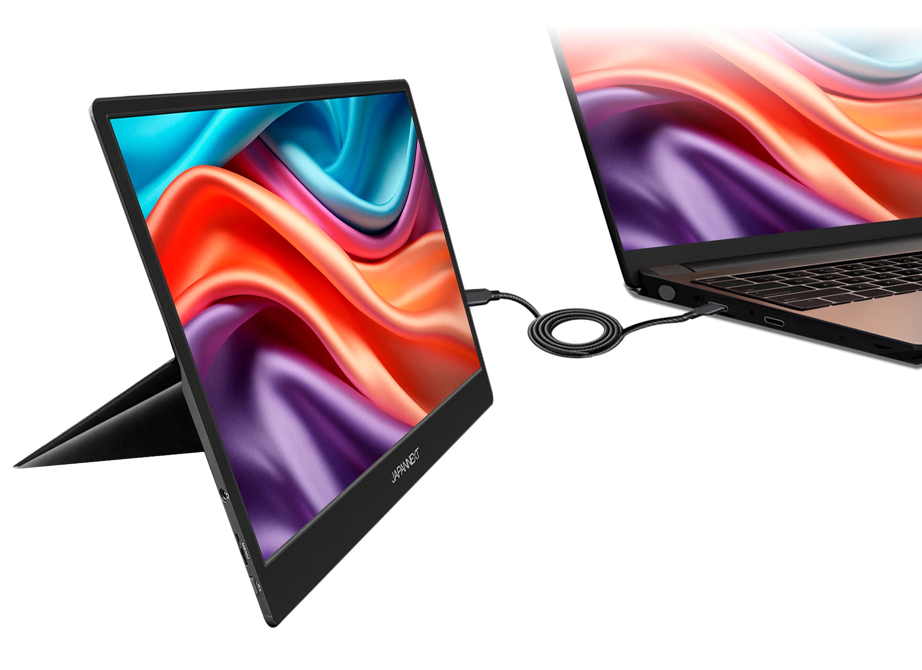 ECサイト限定】JAPANNEXT 14インチ IPSパネル搭載 10点マルチタッチ