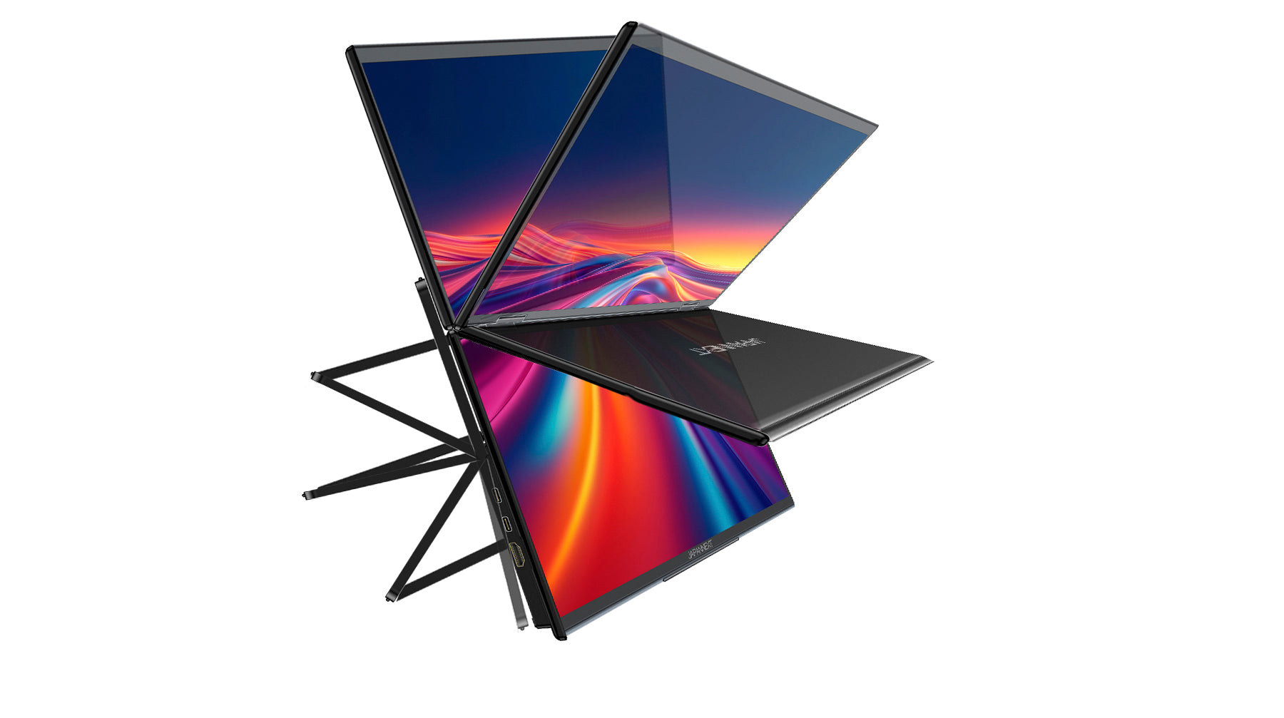 JAPANNEXT 15.6インチ IPSパネルx2搭載 フルHD(1920x1080)解像度