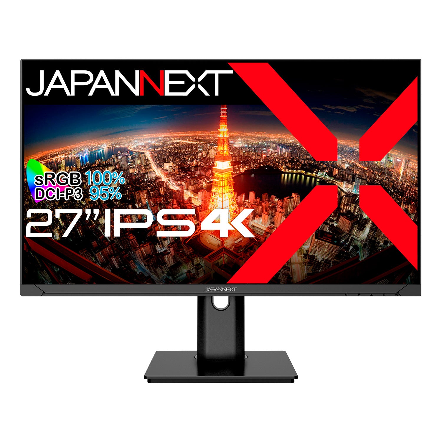 JAPANNEXT 27インチ IPSパネル搭載 4K(3840x2160)解像度 液晶モニター