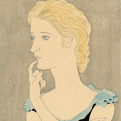 中原淳一() - 娘十二ヶ月 七月 七夕 - 新版画販売 - 浮世絵ぎゃらりい