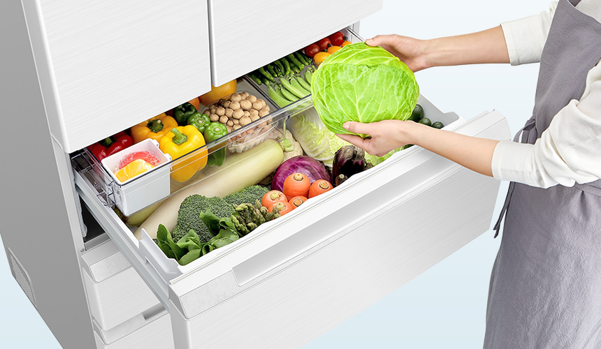 野菜室 | SJ-MF46M | 冷蔵庫：シャープ