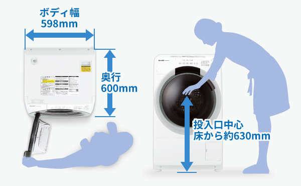 ES-S7J | 洗濯機：シャープ