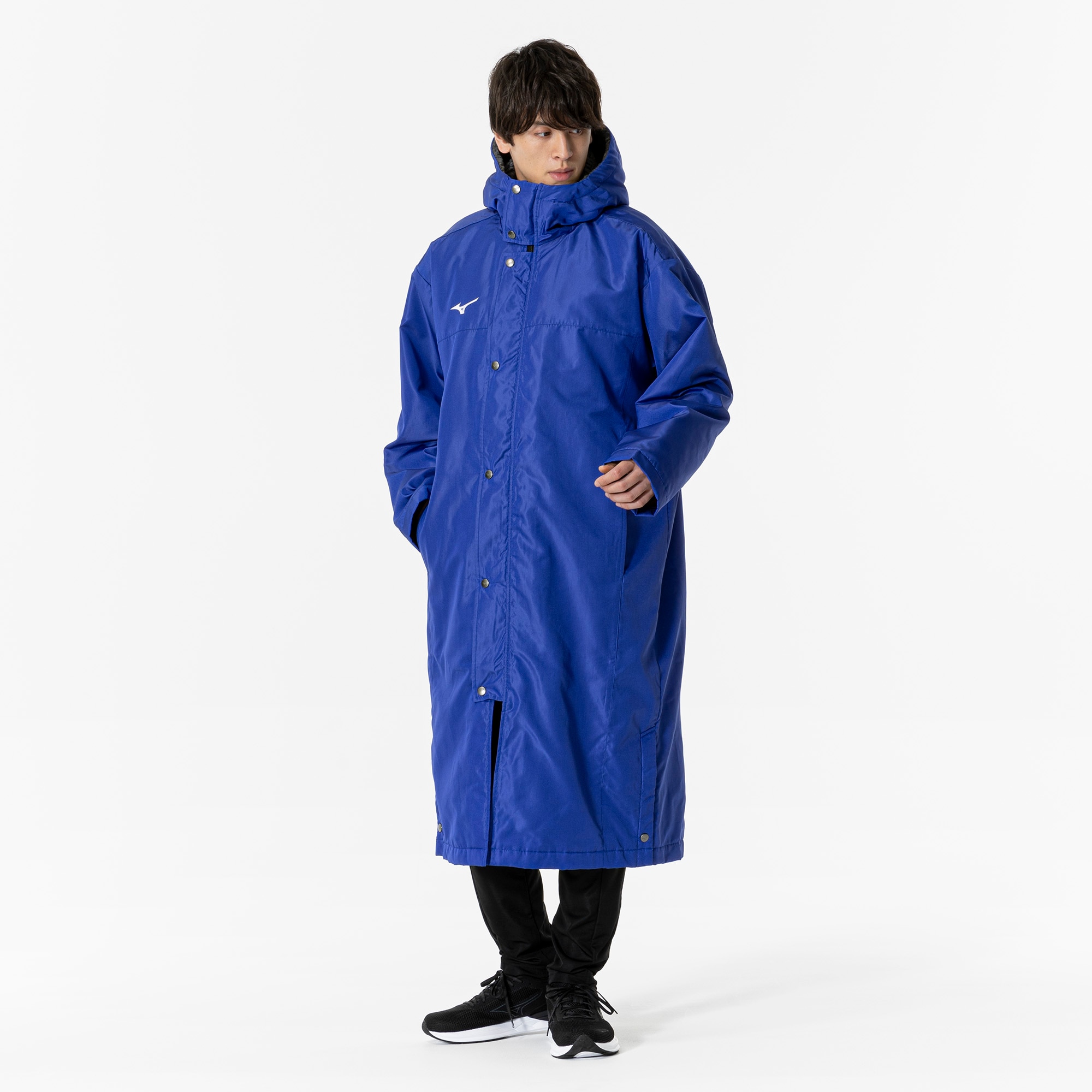 中綿ロングボアコート|32JE8555|ミズノトレーニング|トレーニング