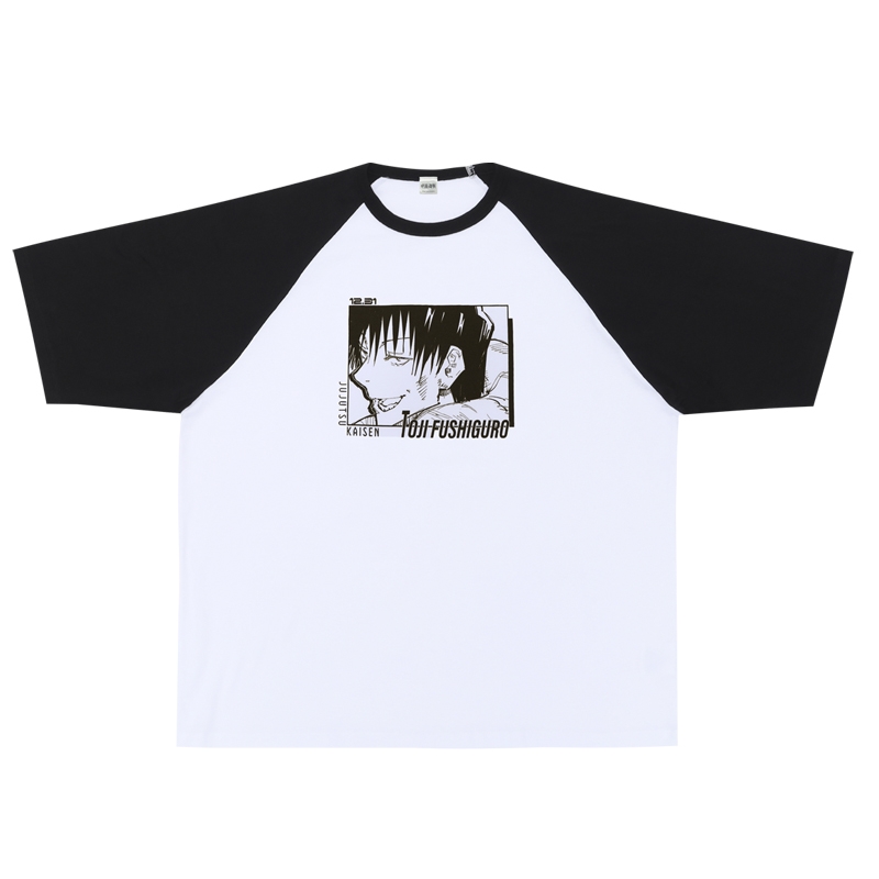 呪術廻戦』ラグランTシャツ “HEROES” 伏黒甚爾 BD4: 衣類