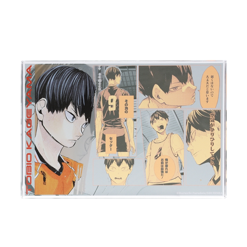 ハイキュー！！』アクリルブロック “HEROES” 影山飛雄 BD4