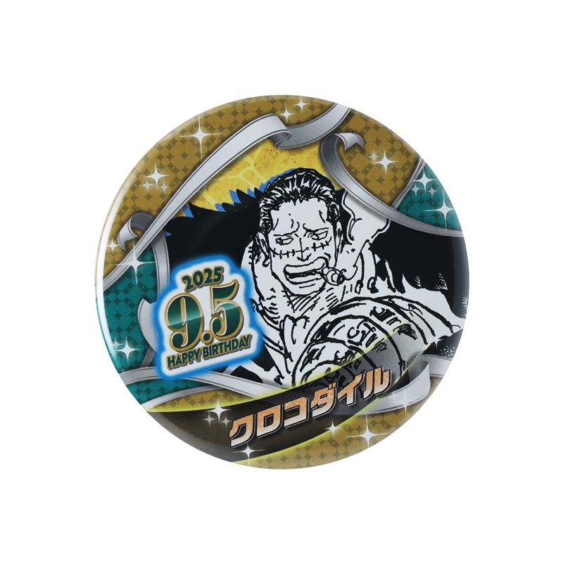 ONE PIECE』バースデイ缶バッジ クロコダイル BE3