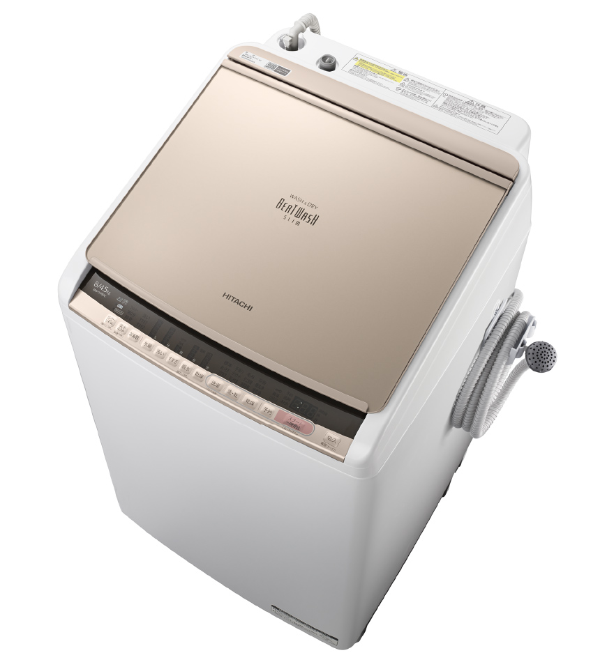 仕様：洗濯乾燥機 BW-DV80C ： 洗濯機・衣類乾燥機 ： 日立の家電品