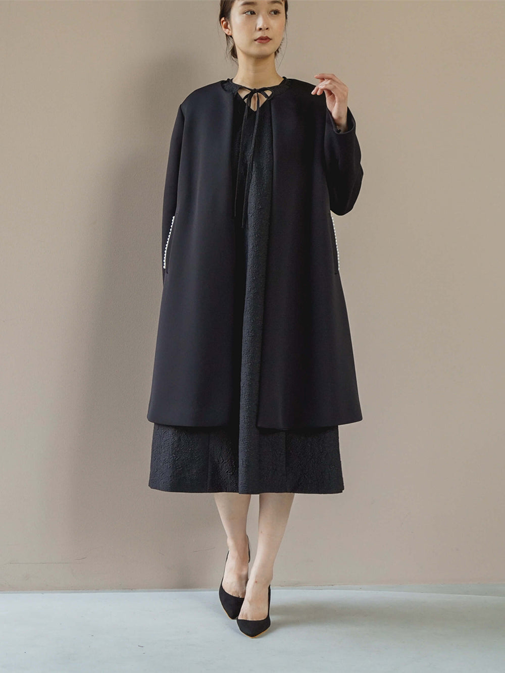 kaene公式オンラインストア パールボンディングコート / 004109