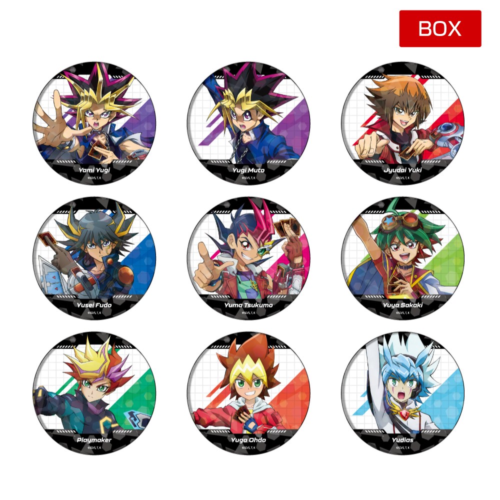 ホログラム缶バッジ(65mm)「遊☆戯☆王シリーズ」01/BOX(全9種