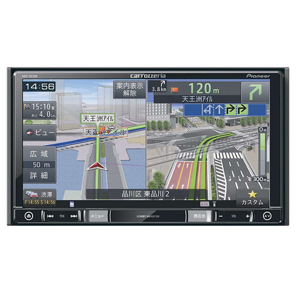 カロッツェリア 楽ナビ AVIC-RZ300 カーナビ Pioneer（パイオニア