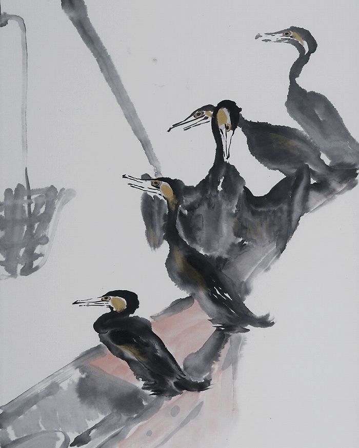 近藤浩一路 鵜飼 | 掛軸(掛け軸)販売／表装ご依頼は掛軸いっぷく掛軸