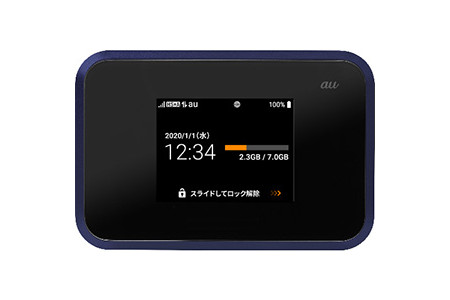 au初のシャープ製モバイルルーター「Speed Wi-Fi NEXT W07