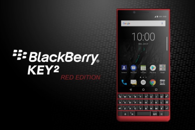 国内100台限定の赤い「BlackBerry KEY2」、4月中旬発売 - ケータイ Watch