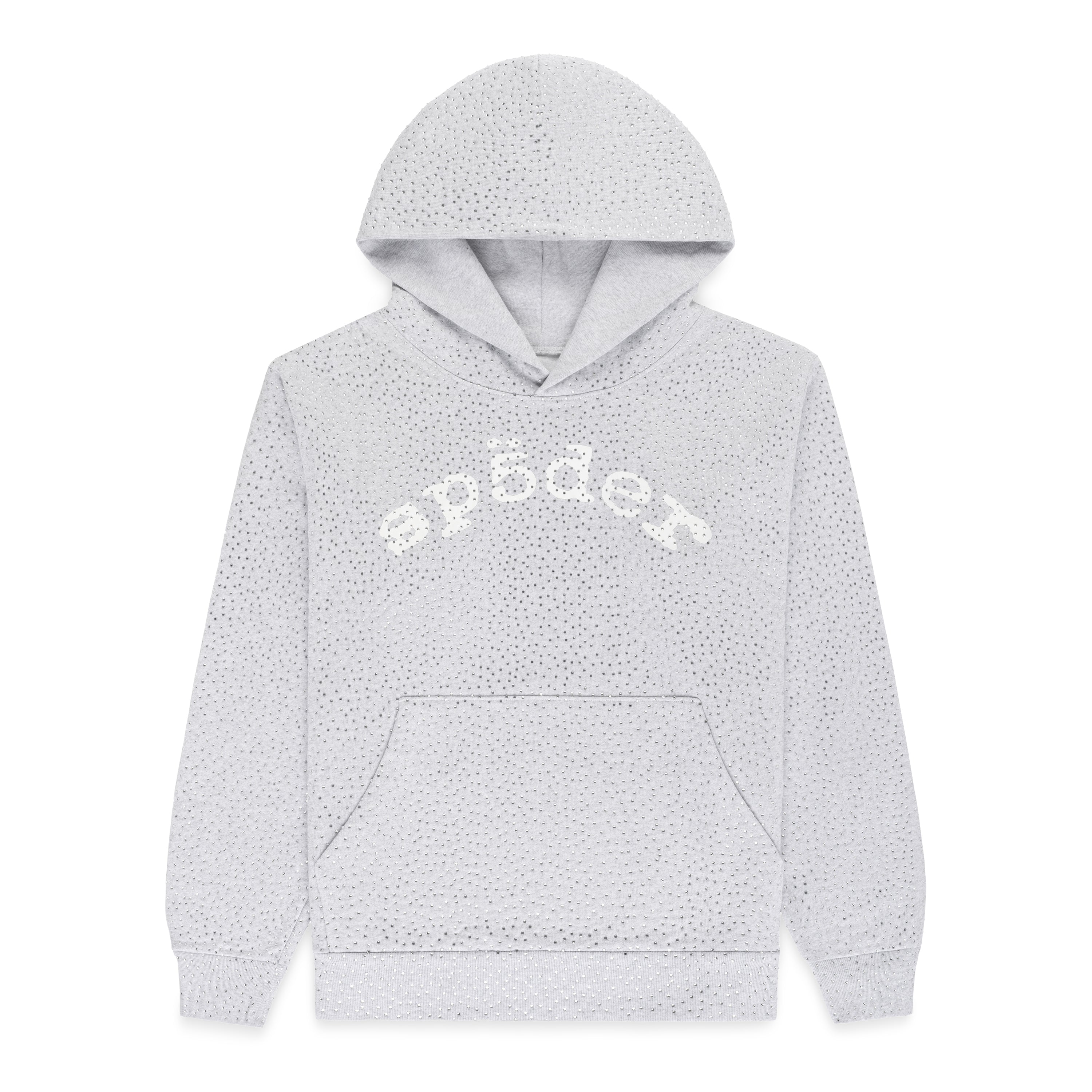 HEATHER GREY VVS HOODIE | SP5DER | KING SPIDER