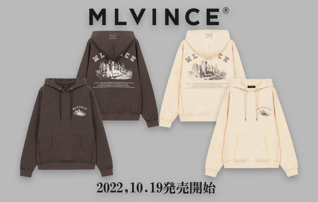 MLVINCE (メルヴィンス)初のグラフィックパーカーが入荷