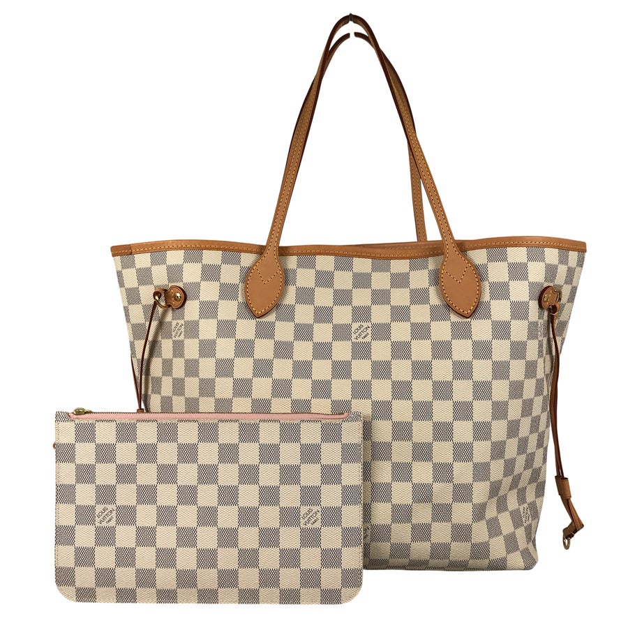 ルイ・ヴィトン ダミエ アズール ネヴァーフル MM トートバッグ