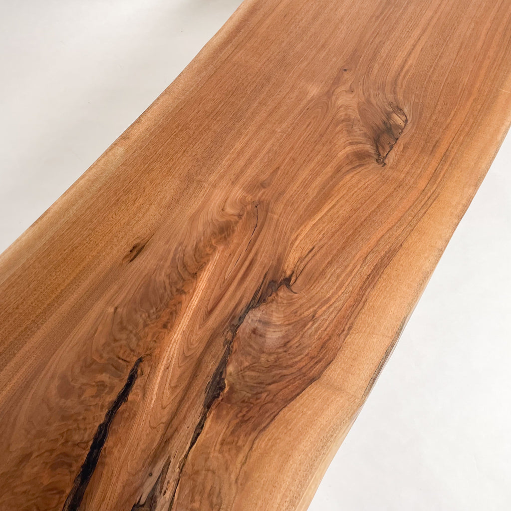 KIDOMEIMOKU ウォールナット一枚板ダイニングテーブル｜215cm(6人掛け