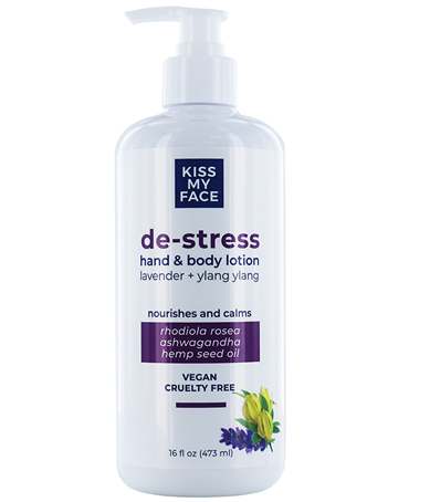 De-Stress Hand & Body Lotion - Lavender + Ylang Ylang – Kiss My Face