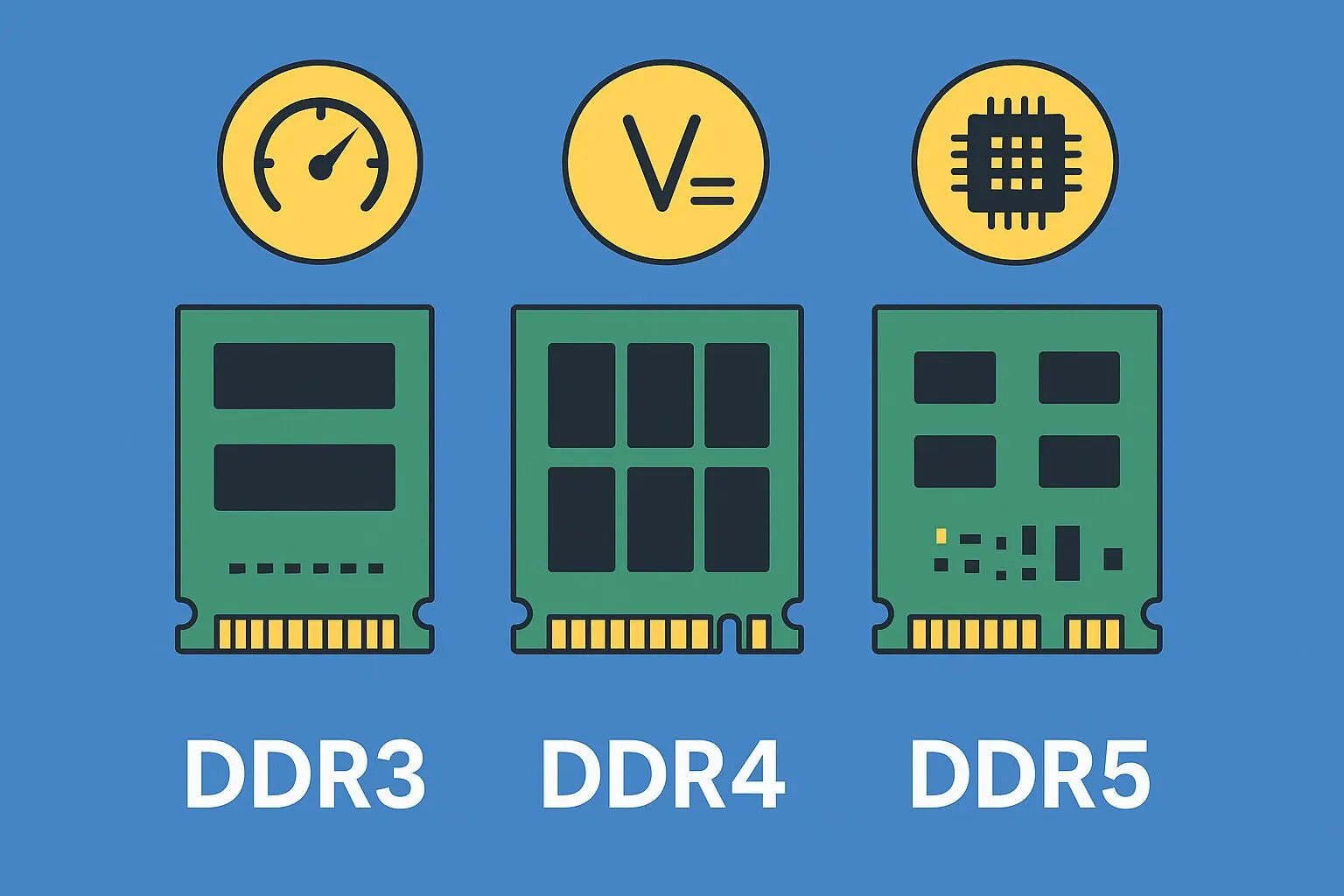 DDRメモリ完全解説】DDR3→DDR5、そしてDDR6へ｜規格・対応CPU・市場