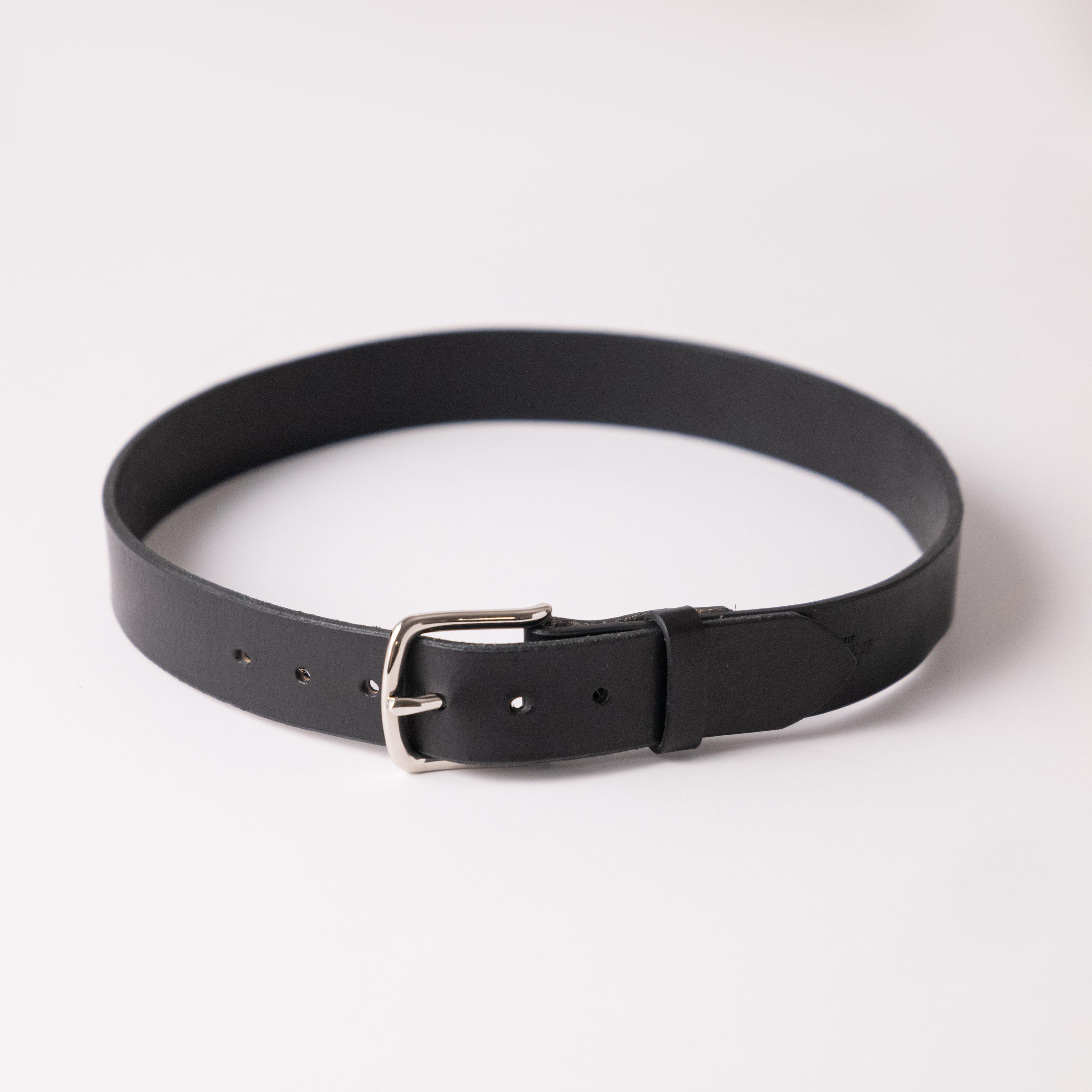 Black Leather Belt – KMM & Co.