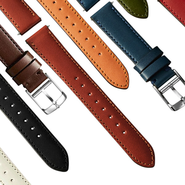 Knot S18-TT-OV 時計ベルト バンド 本革 18mm オリーブ 栃木レザー