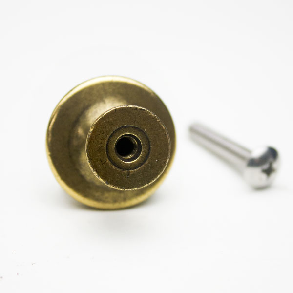 kth-k047 亜鉛合金つまみ〈光沢真鍮古美〉|取っ手・ツマミの通販専門