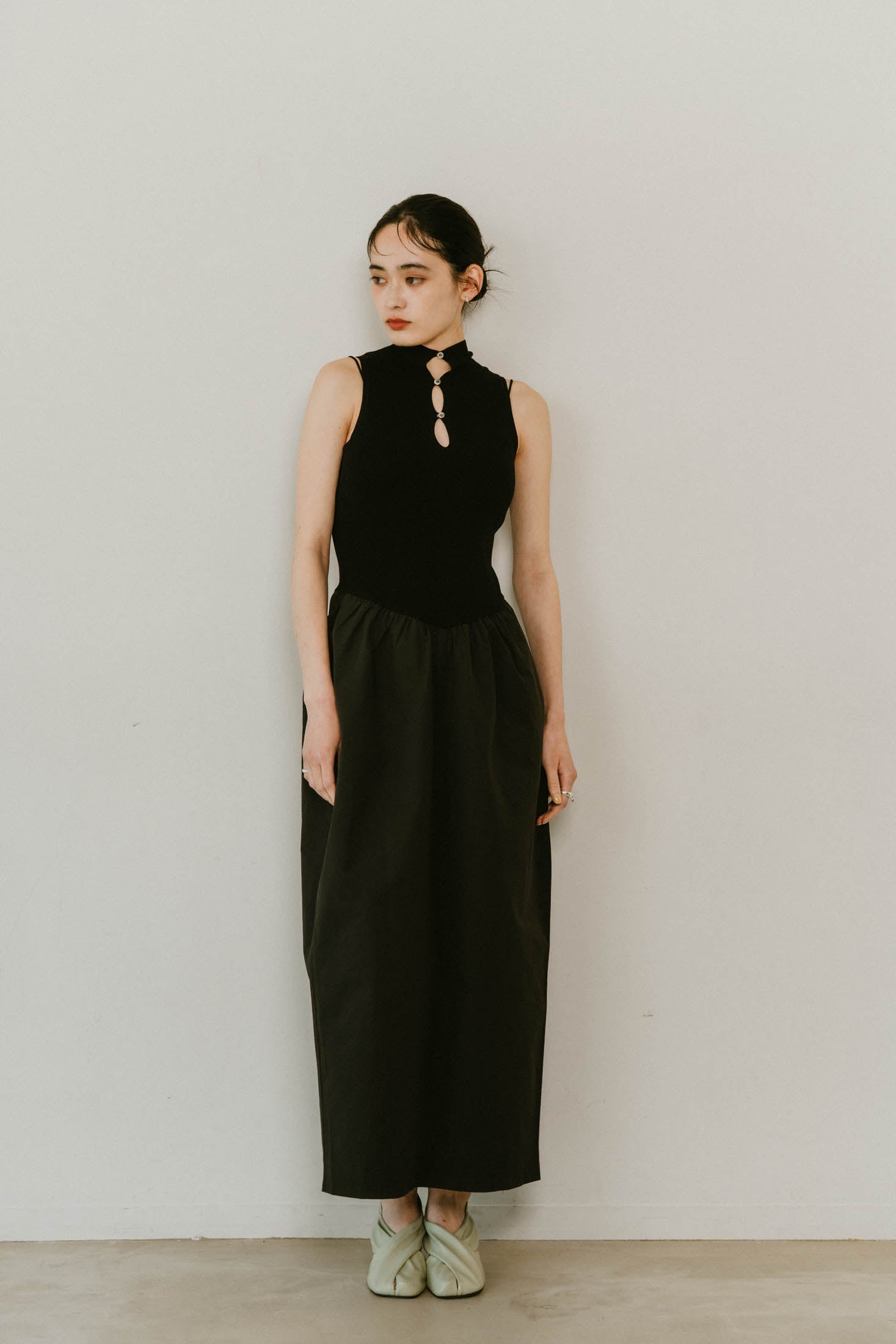 taffeta docking one piece/black | KNUTH MARF
