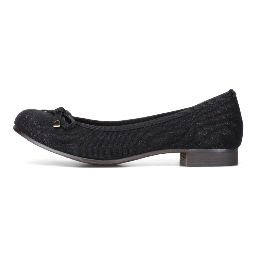 Feeling of Yui フィーリングオブユイ リボンバレエシューズ ブラック