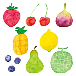 cuts_fruits_set01.zip フルーツのイラストセット | kyuncuts