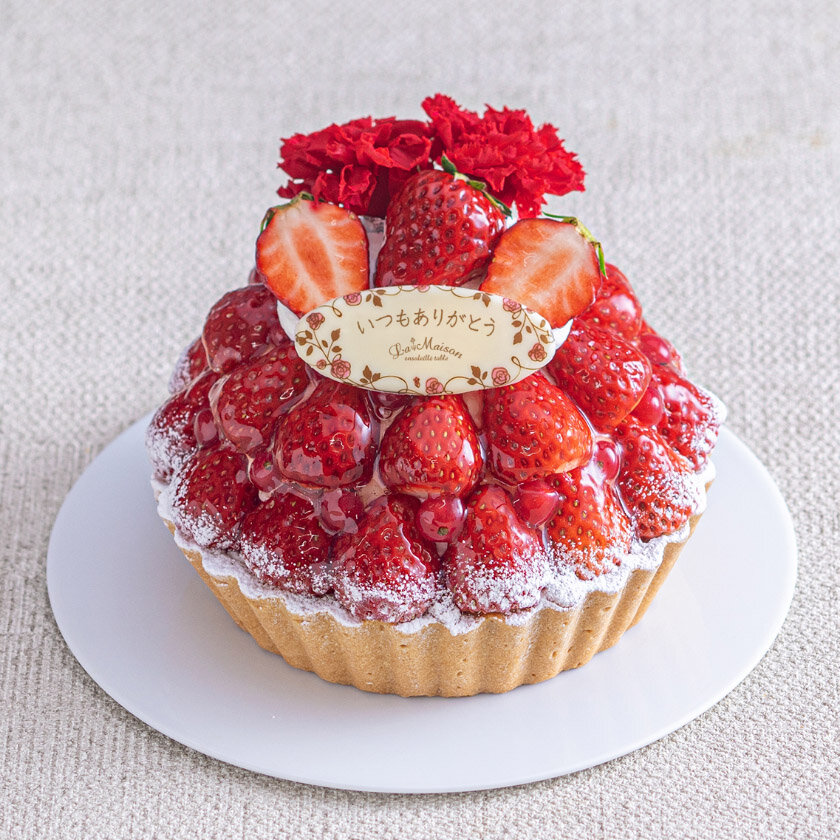 母の日限定】いちごとベリークリームのブーケタルト｜フルーツタルトの