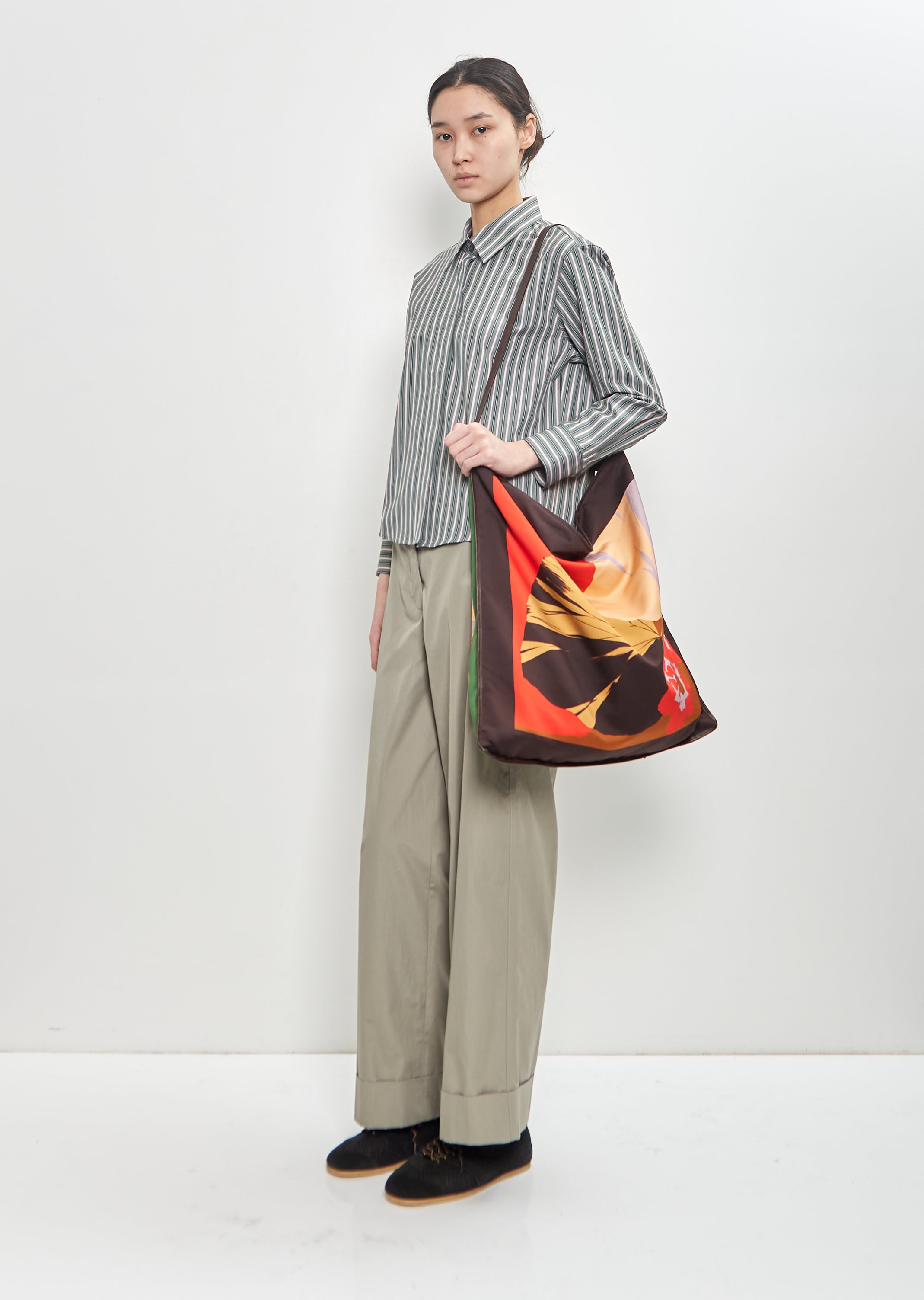 Scarf 233 Bag — Brown – La Garçonne