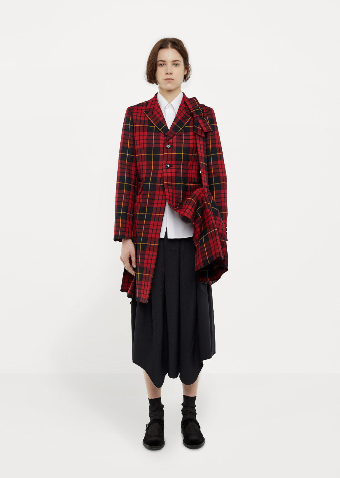 Wool Tartan Check Jacket by Comme des Garçons - La Garçonne