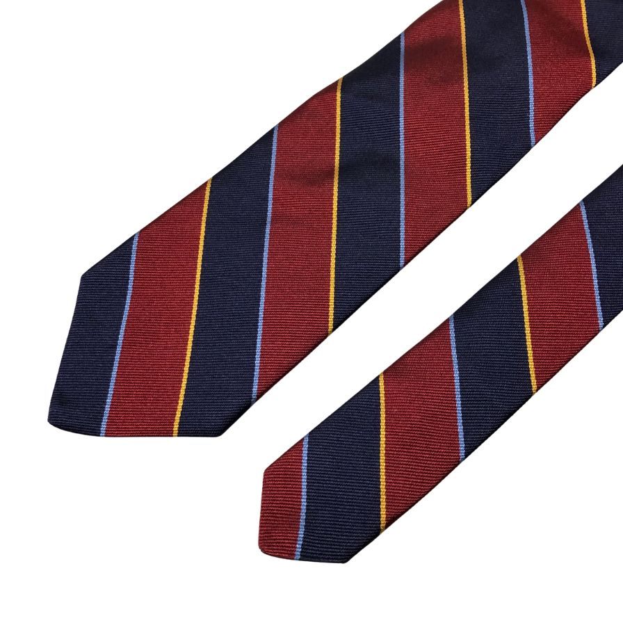 ブルックスブラザーズ ネクタイ レジメンタル アメリカ製 ネイビー