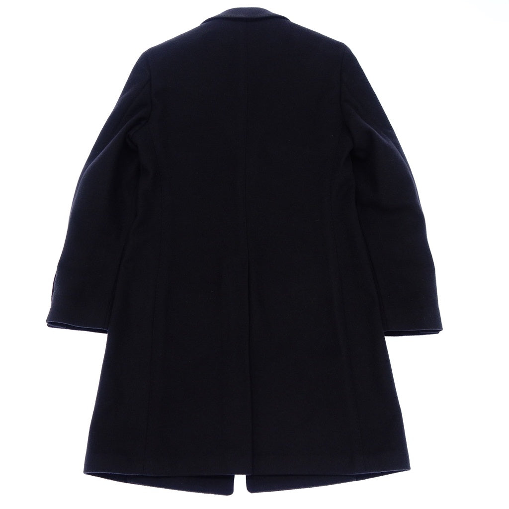 LARDINI】ラルディーニ ウールフランネルチェスターコート ネイビー