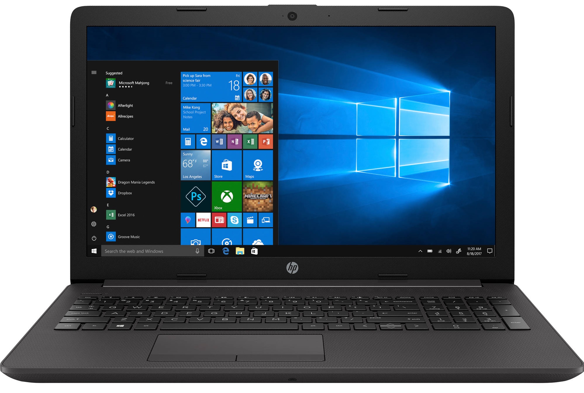 HP 255 G7 - Ryzen 5 2500U · AMD Radeon RX Vega 8 · 15.6”, HD (1366