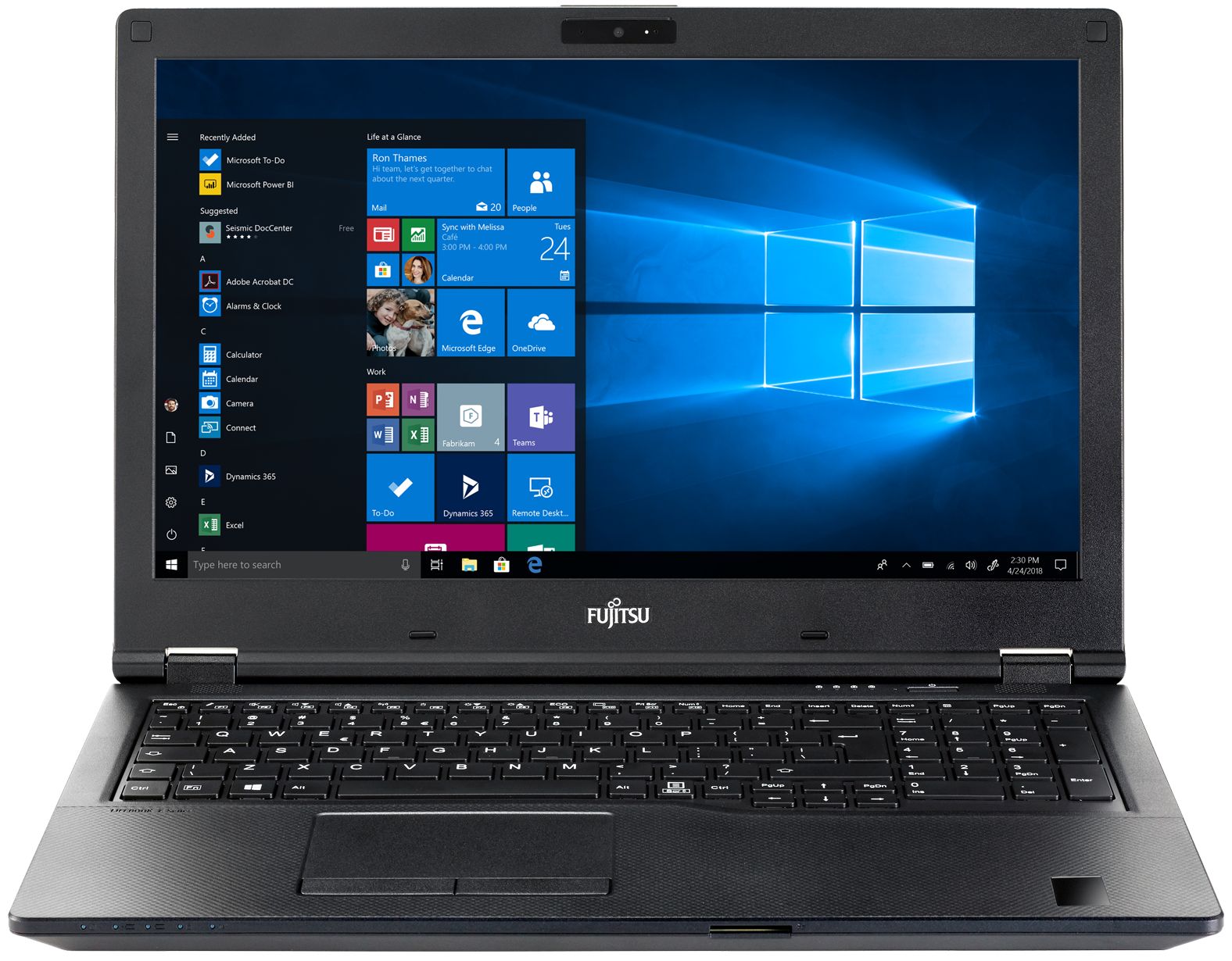 Fujitsu LifeBook E559 - i7-8565U · UHD Graphics 620 · 15.6”, Full