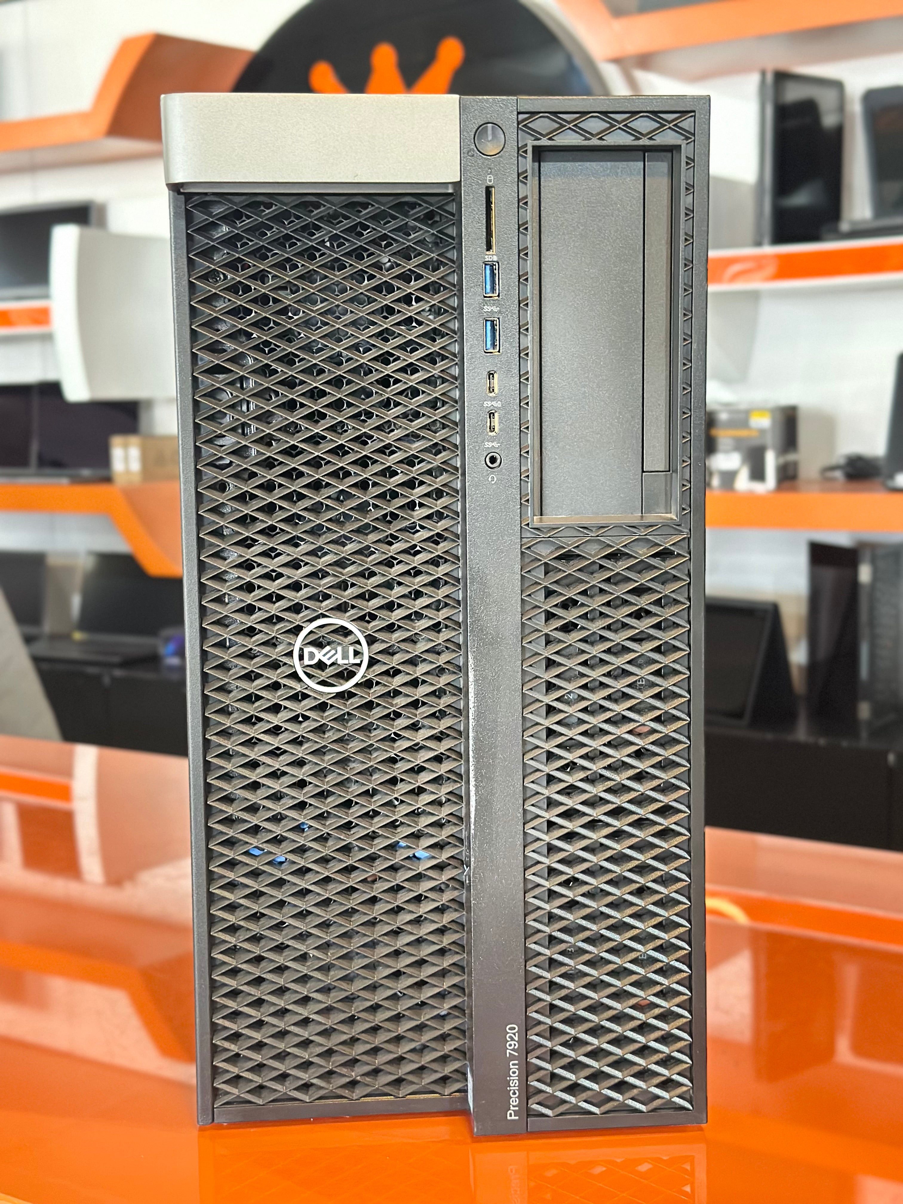 TOWER DELL PRECISION 7920 DUAL CPU XEON NEON GLOD X2 6142 192GB
