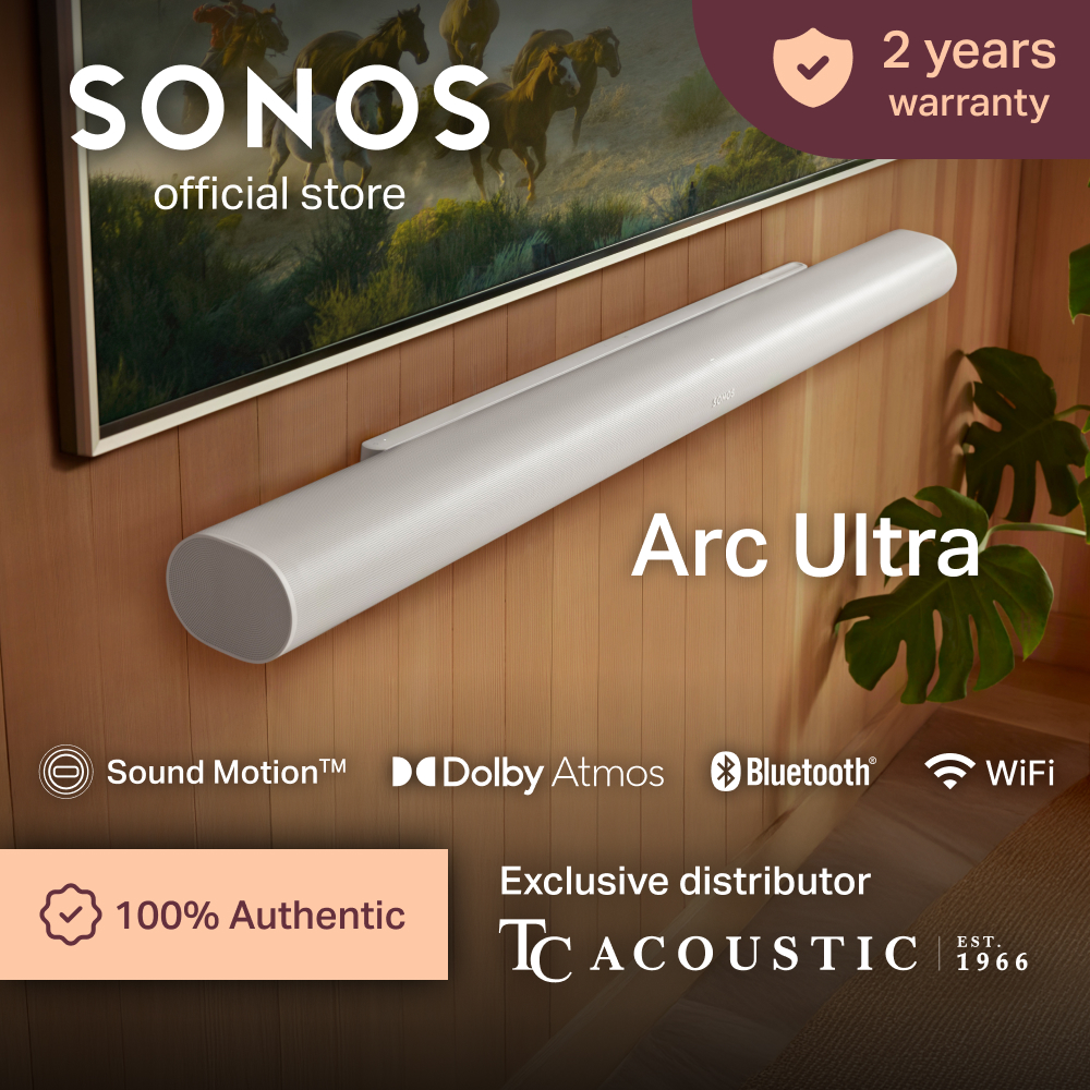 NEW] 9.1.4 Sonos Arc Ultra Soundbar with Spatial Audio and Dolby