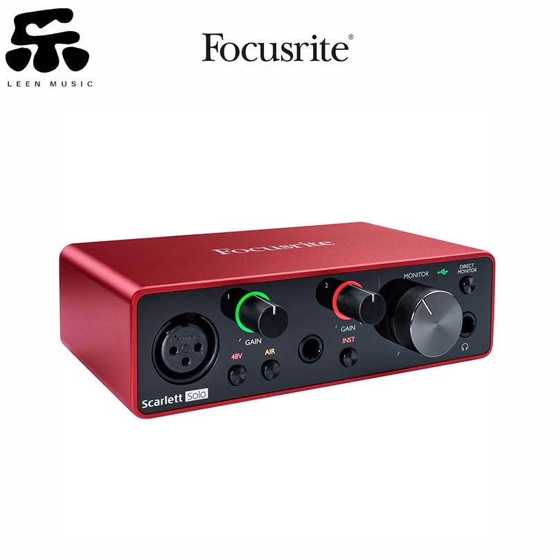 Focusrite Scarlett Solo 3rd Gen USB Audio Interface - LEEN MUSIC SHOP