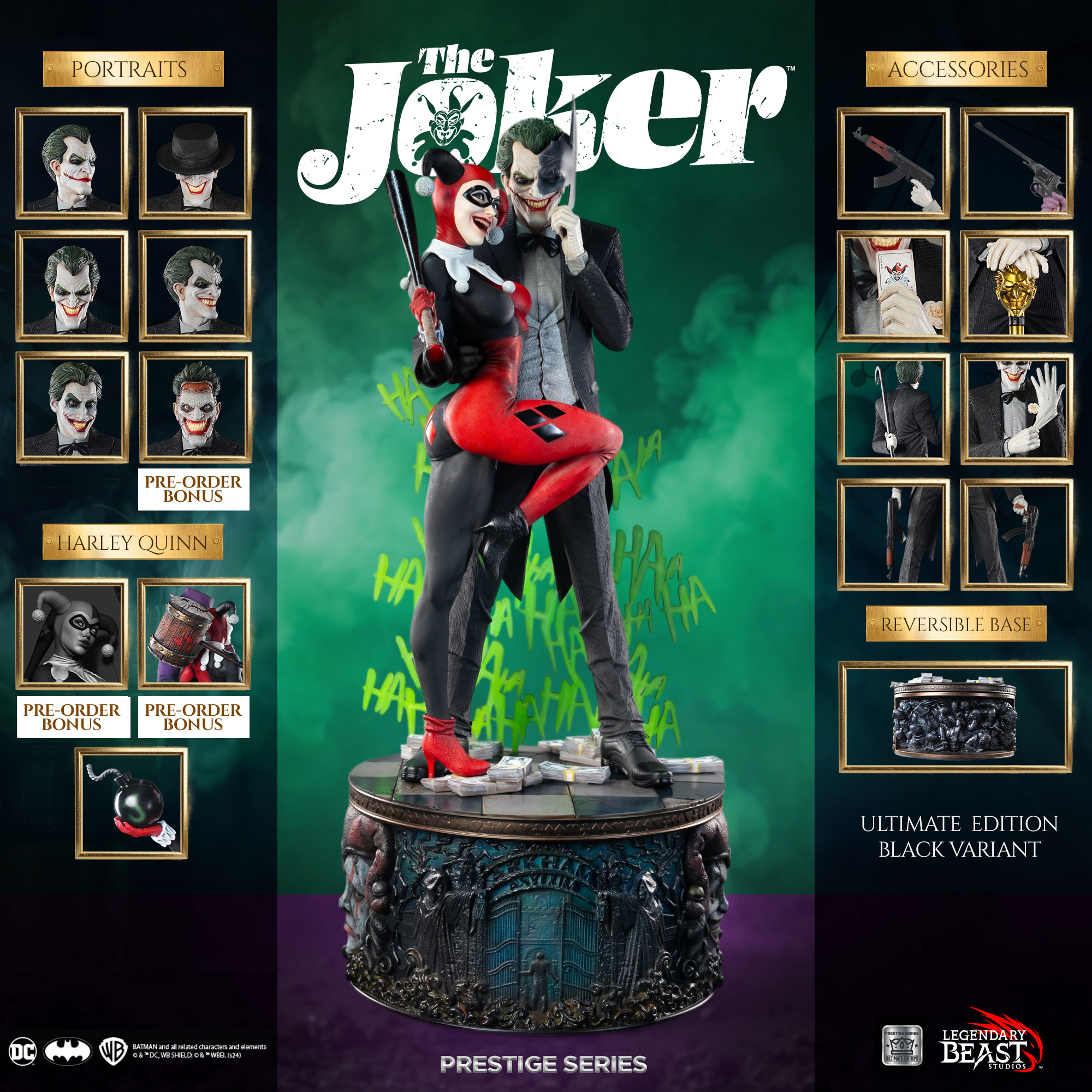 JOKER 1/3 SCALE PRESTIGE SERIES – ULTIMATE EDITION BLACK VARIANT