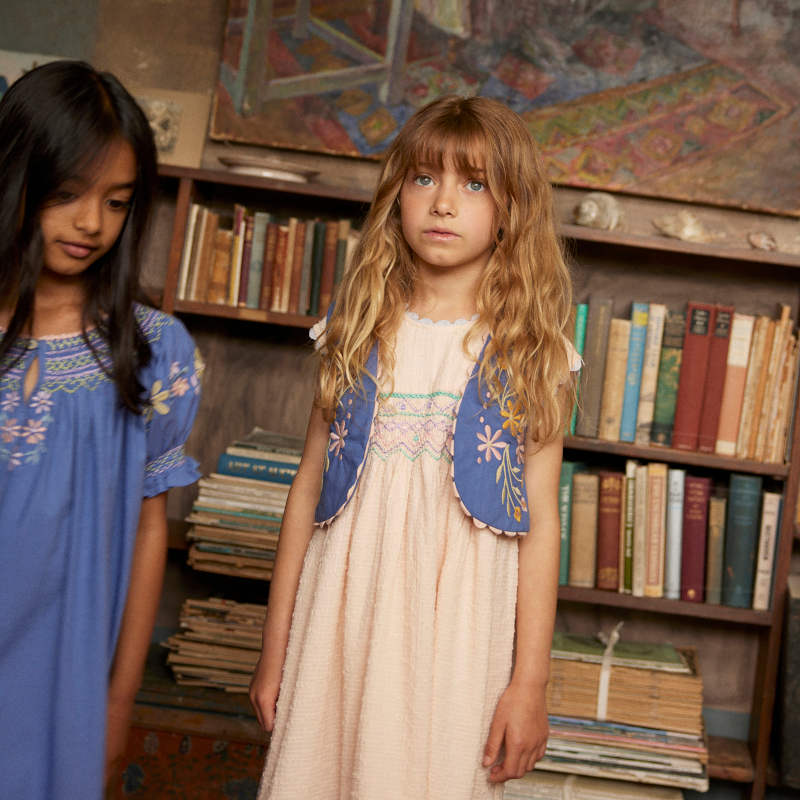 Apolina（アポリナ）2026SS GIGI MIDI DRESS - blush - キッズ