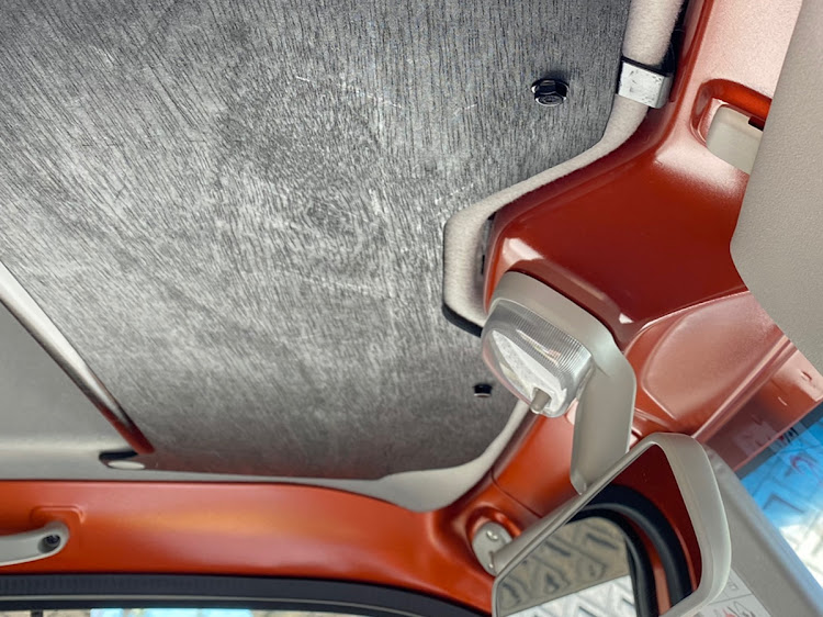 ハイゼットジャンボのオーバーヘッドコンソール・DIY作業・あまり物