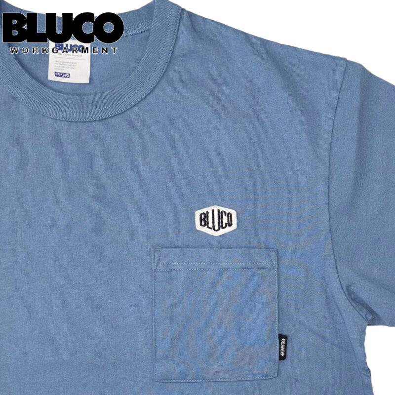 BLUCOブルコPOCKETTEE-Hex-ポケットTシャツ153-22-009