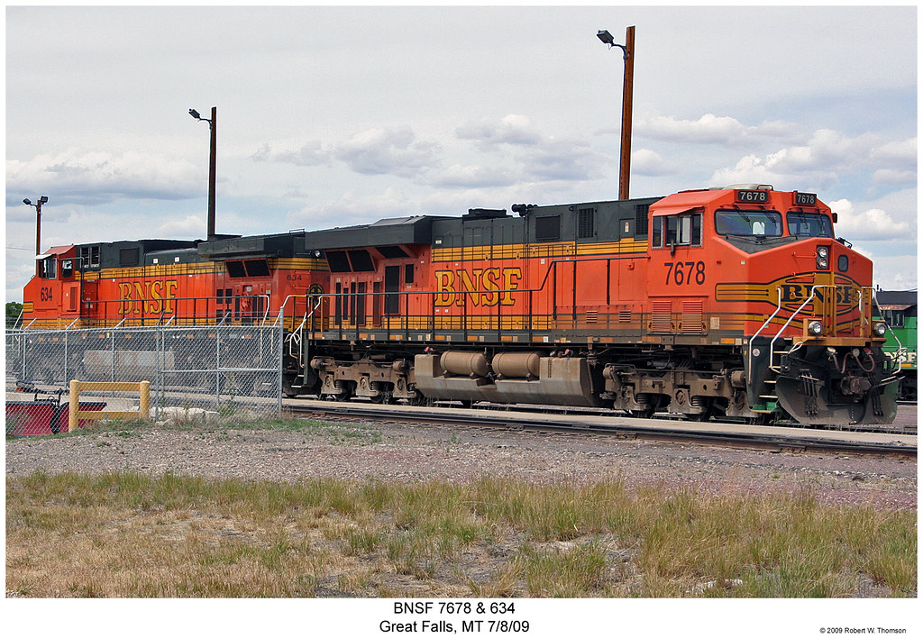 BNSF 7678 & 634 | BNSF ES44DC 7678 and Dash 9-44CW 634 (ex-A… | Flickr