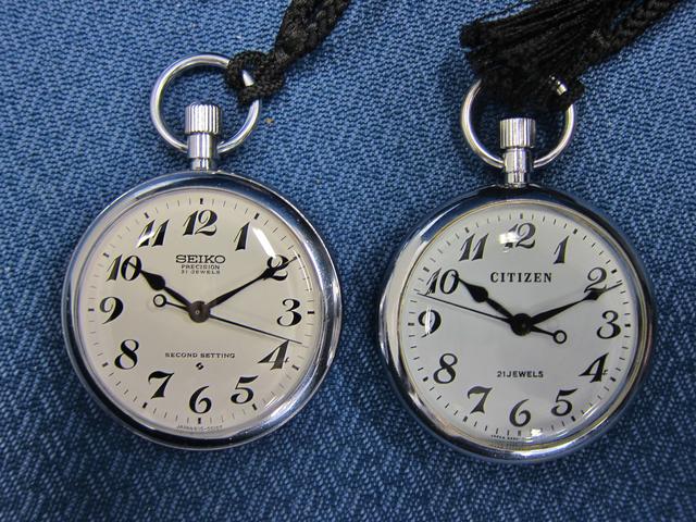 鉄道時計・懐中時計編(3)～東のセイコー、西のシチズン!? まがい物も