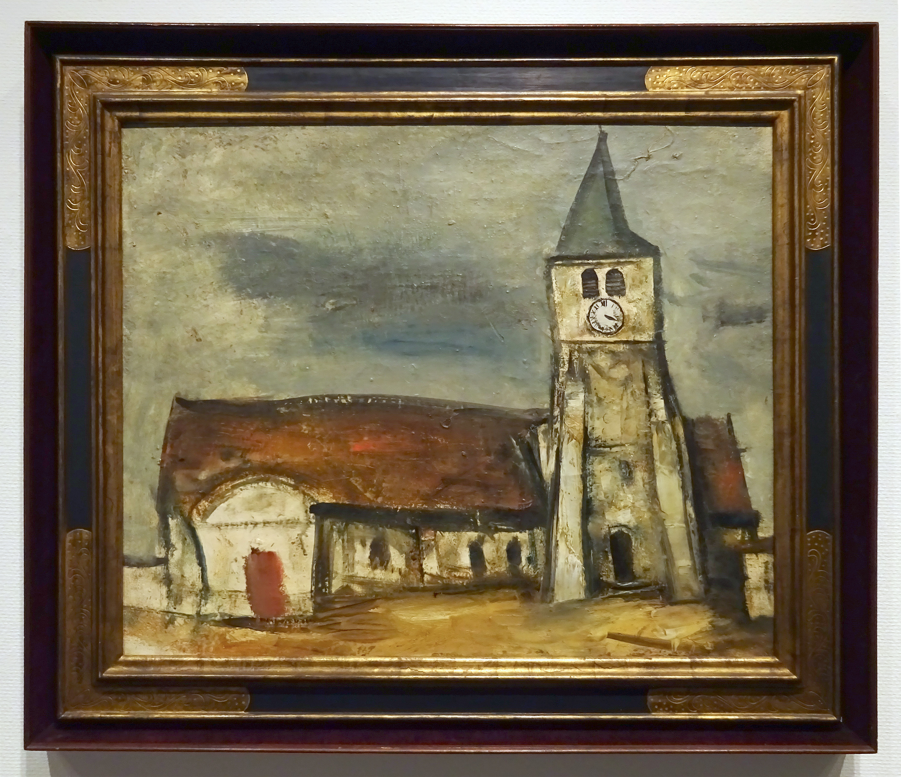 佐伯祐三： 《モランの寺》 《ガス灯と広告》｜東京国立近代美術館