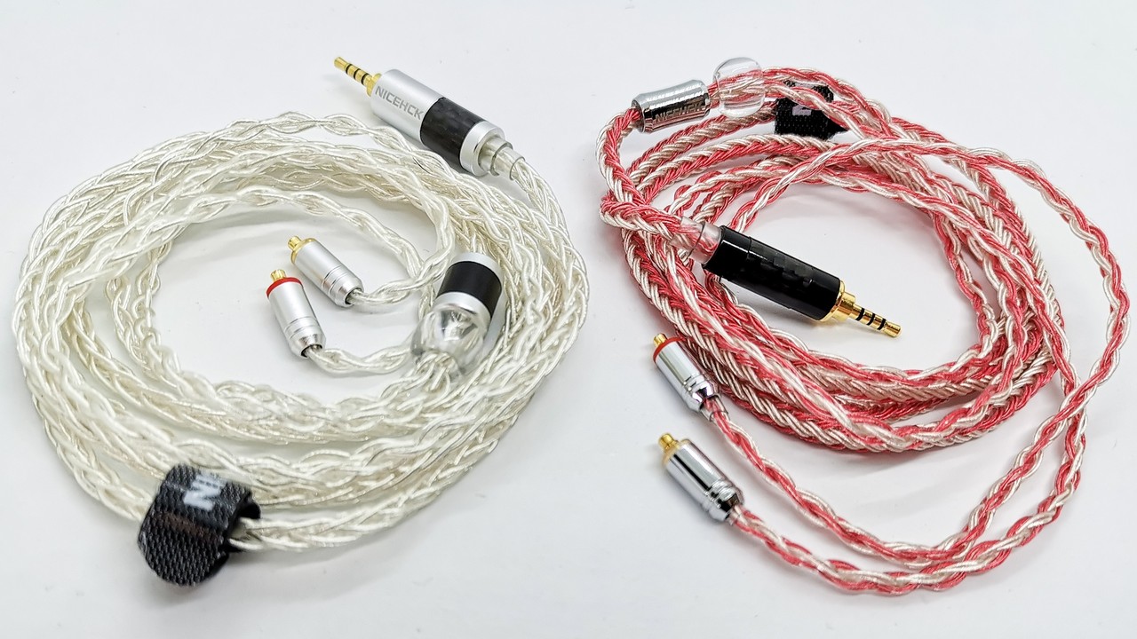 NICEHCK TYB2」（16芯 ミックス線）／「NICEHCK CY1」（8芯 純銀線