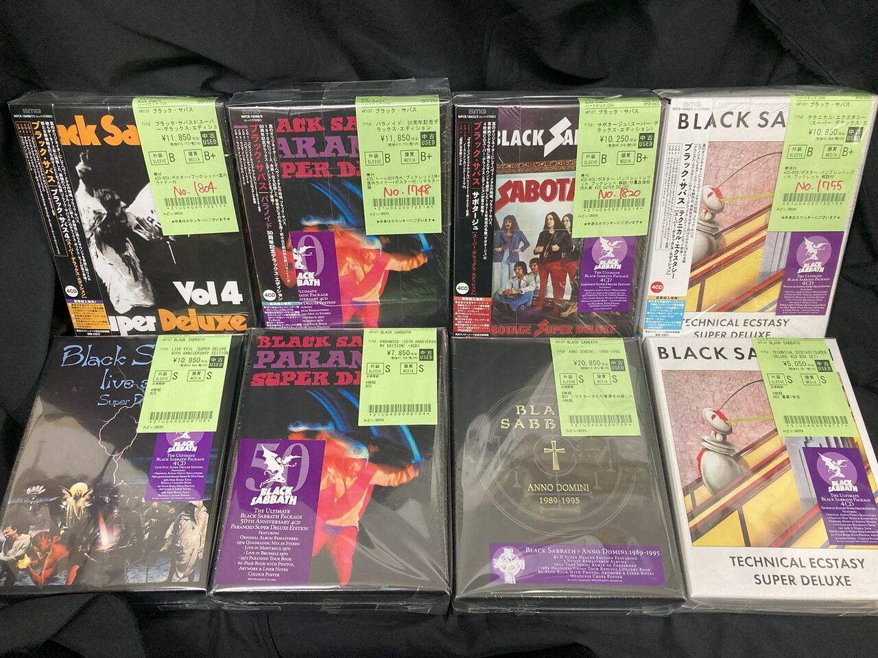 中古入荷】ブラック・サバスのBOXモノCDがまとめて入荷しました