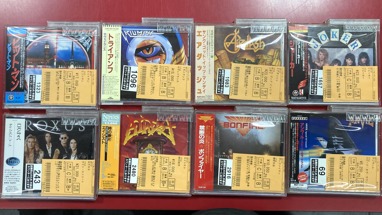 METAL】国内廃盤多…中古帯付CDがまとまって入荷lml : ディスク
