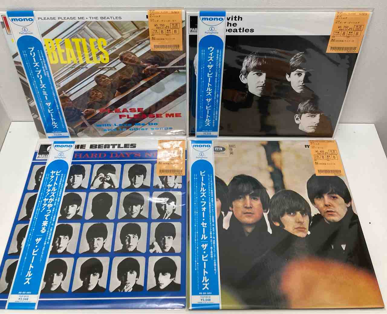 ビートルズ』2003年国内リイシュー盤帯付中古レコード 全タイトル一挙